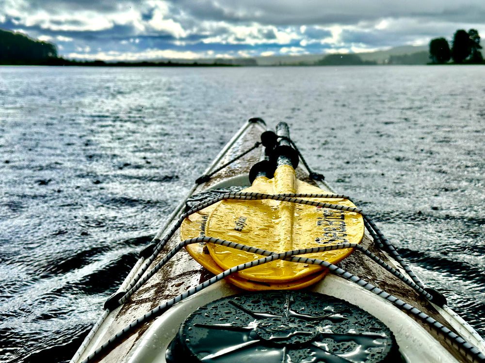 Regn, buffé och förbjudet område