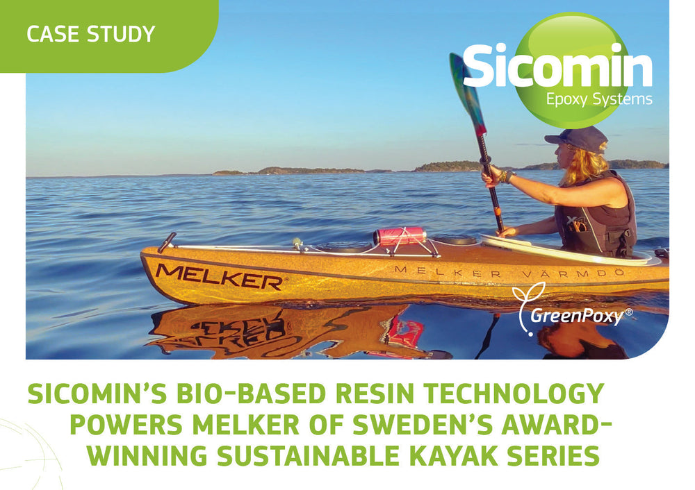 SICOMIN’S BIO-BASED RESIN TECHNOLOGY POWERS MELKER OF SWEDEN’S AWARD-WINNING SUSTAINABLE KAYAK SERIES