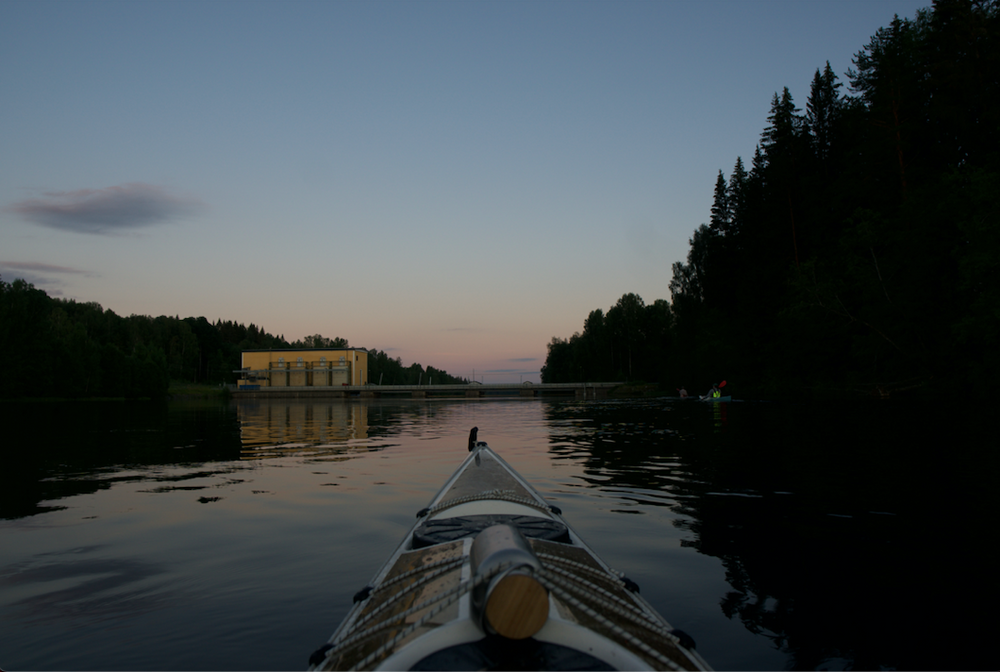 Klarälven till Västerhavet - 11 juli - dag 4: Västra Tönnet - Skoga kraftverk (30,5 km)