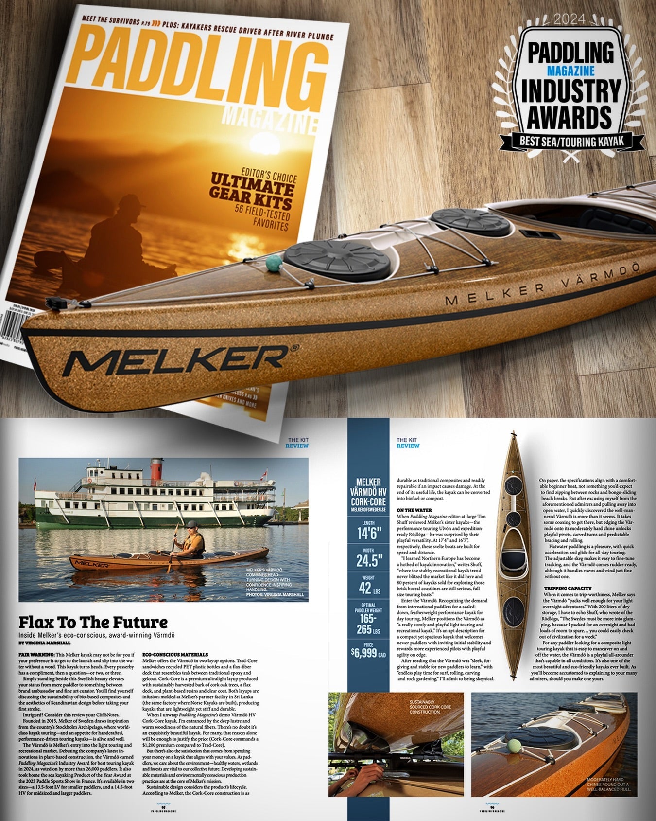 Awesome review of the Melker Värmdö by Paddling Magazine in their latest issue